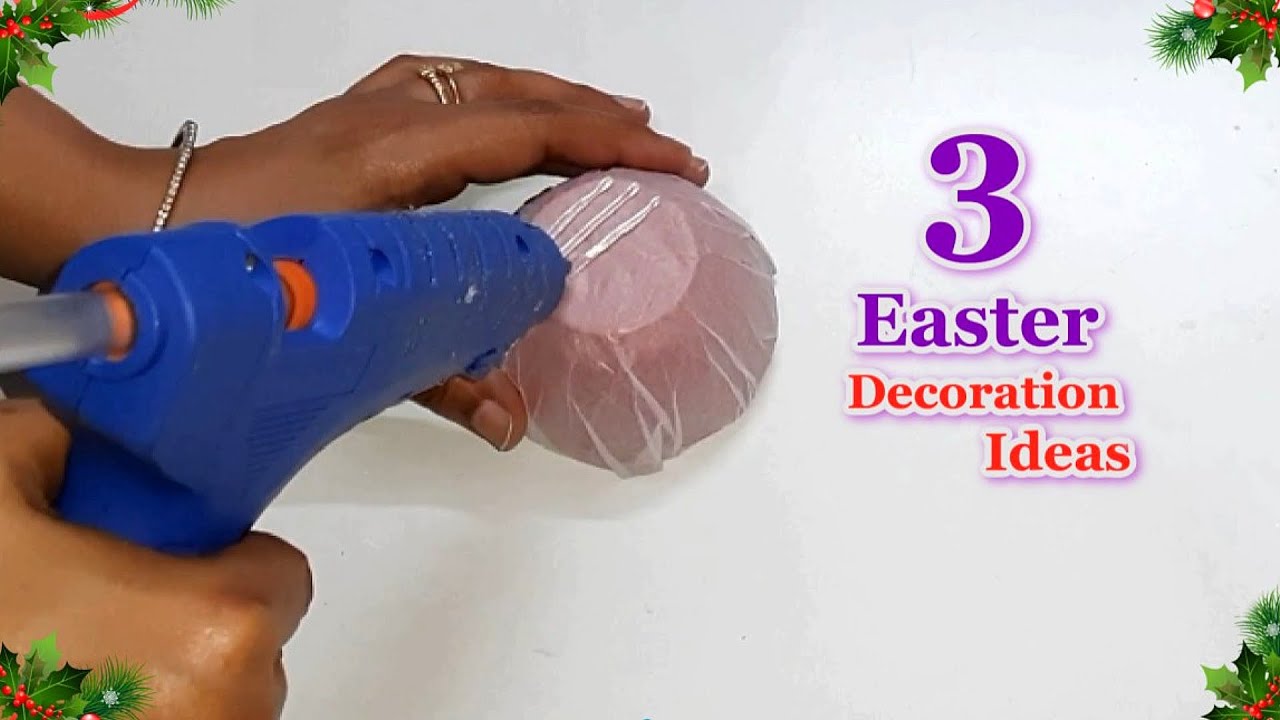 3 Low Cost Easter decoration ideas Step by step from Simple materials | DIY Easy Easter craft idea 🐰