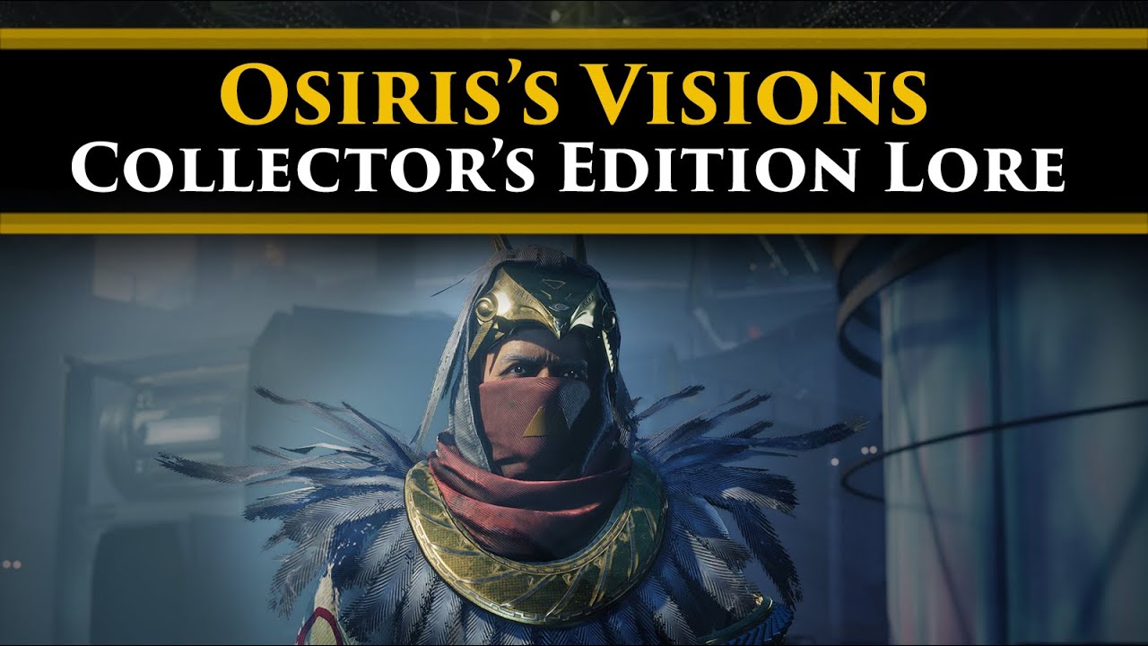 Destiny 2 Lore - Lightfall Collector's Edition Lore. Osiris's secret visions stolen from Savathun.
