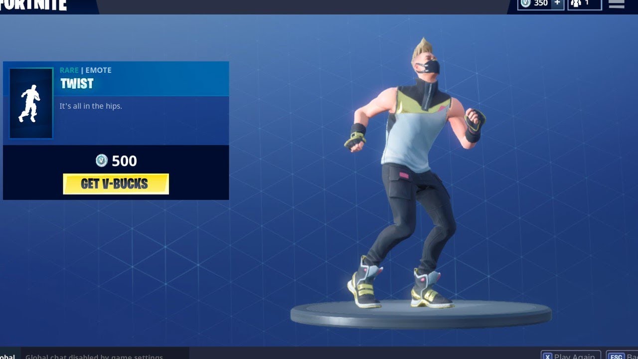 *NEW* TWIST EMOTE/DANCE IN SHOP!! (Squat Kick is back) Fortnite Battle Royale!