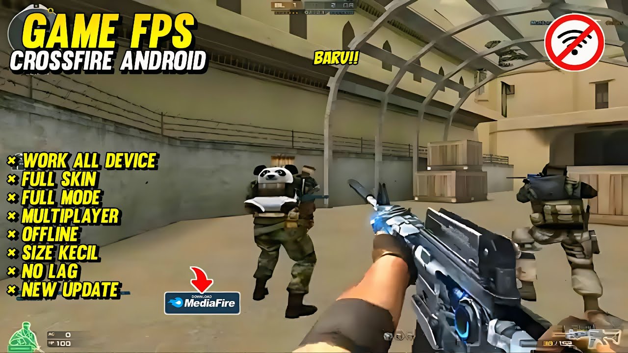 Download Game FPS CrossStrike Android Grafik HD New Update - by billflx 
