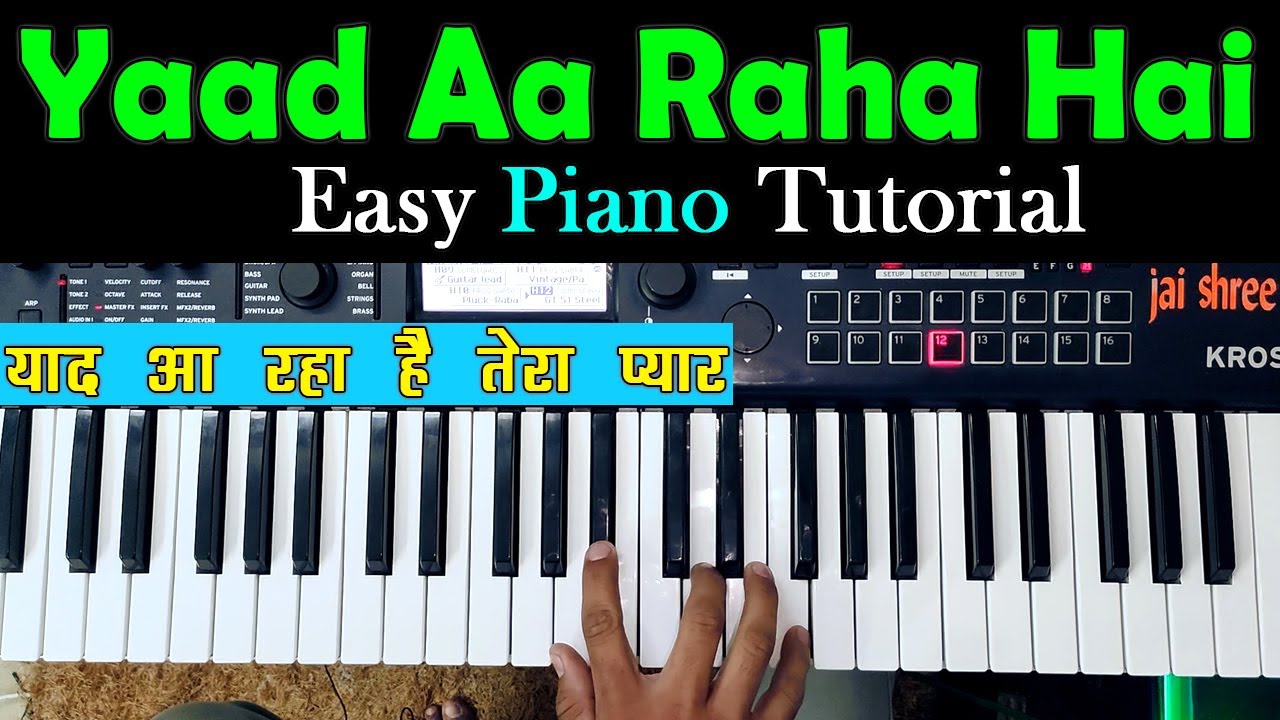 Disco Dancer - Yaad Aa Raha Hai - Easy Piano Tutorial With Notations | Bappi Lahiri | Dsr Deva Music