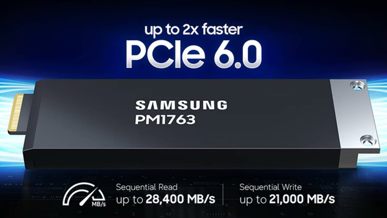 Samsung начала массовое производство первого SSD PCIe 6.0 со скоростью 28,4 ГБ/с для серверов NVI...