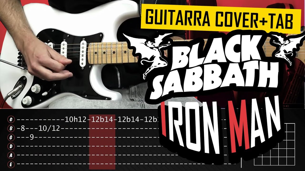 Iron Man Guitarra Cover + Solo Completo + Tablatura Black Sabbath