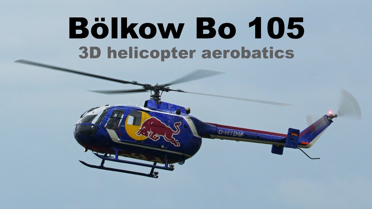 Bölkow Bo 105 | 3D helicopter aerobatics | Pardubice Airshow 2022 | 4K