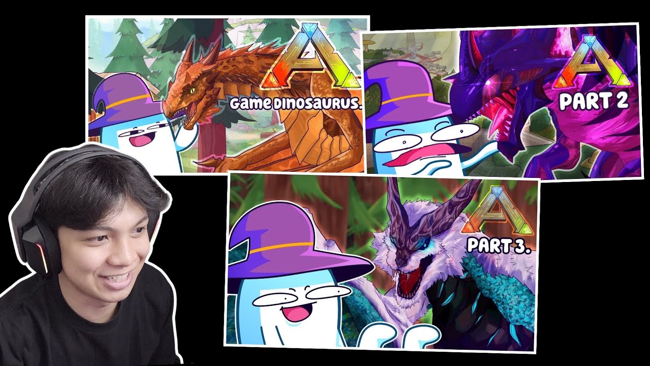 React Topi Sihir Animation Game Dinosaurus Full Episode 1-3