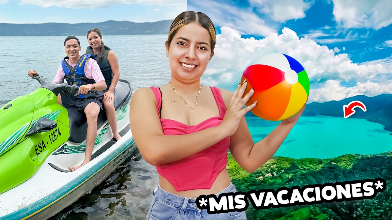 DISFRUTANDO CON MI ESPOSO EN EL LAGO