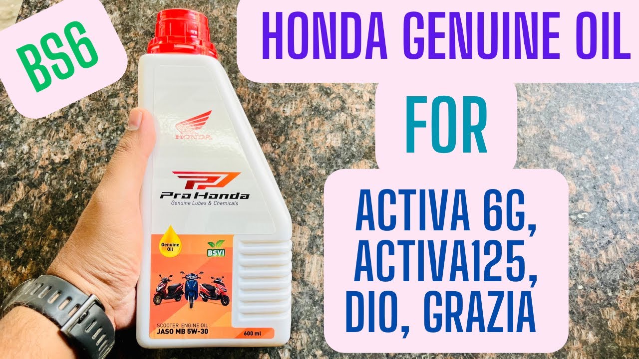 Honda Genuine ProHonda Oil For BS6 Scooters | Activa6g, Dio, Activa125, Graziabs6 #prohonda