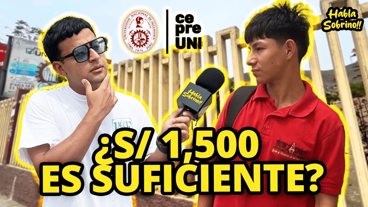 EN PERÚ ¿CUÁNTO ES GANAR BIEN? | VERSIÓN CEPRE UNI