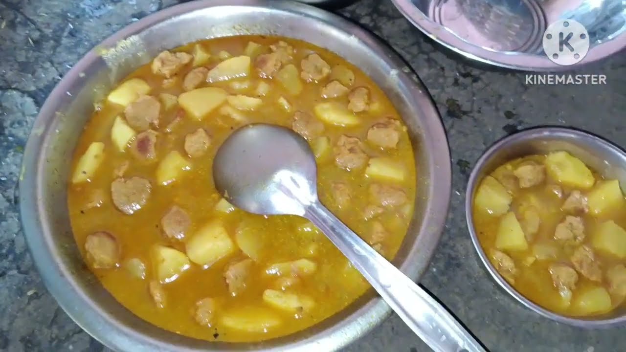 Niramish soybean korlam ajke// tomra bolo kemon lagche 