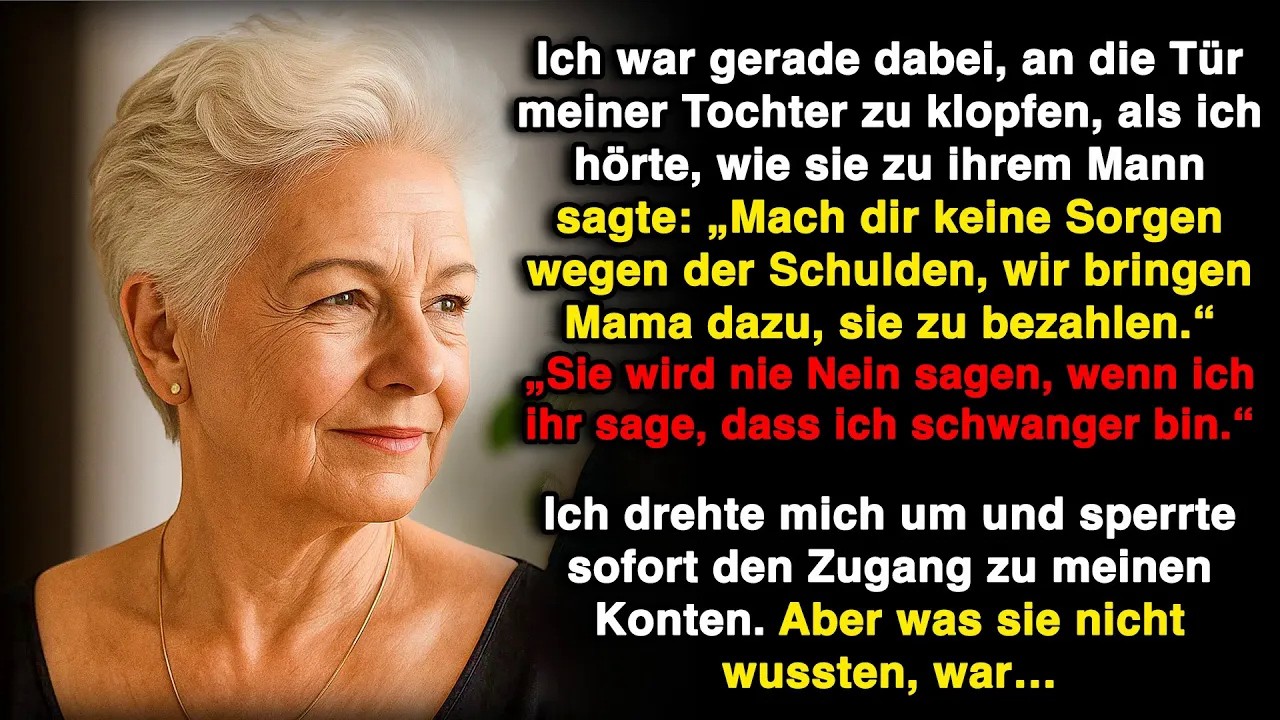 Ich hörte, wie meine Tochter zu ihrem Mann sagte： „Keine Sorge, Mama wird alles bezahlen!“