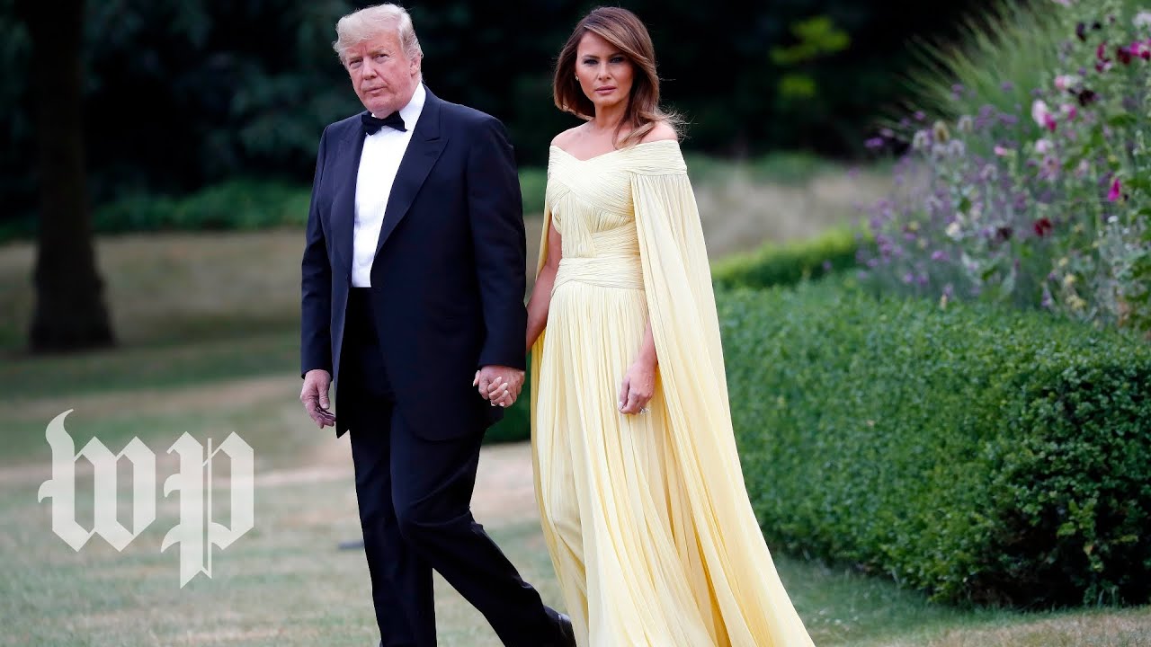 Trump attends gala at Blenheim Palace