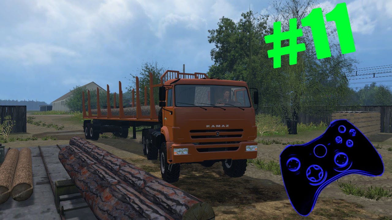 Farming Simulator 2015 Варваровка #11 Запуск лесопилки