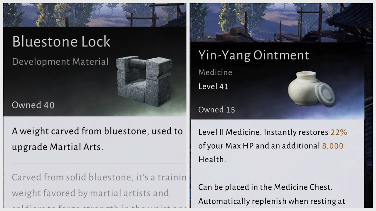 Farming Bluestone Lock & Medicines - Where Winds Meet | 2026