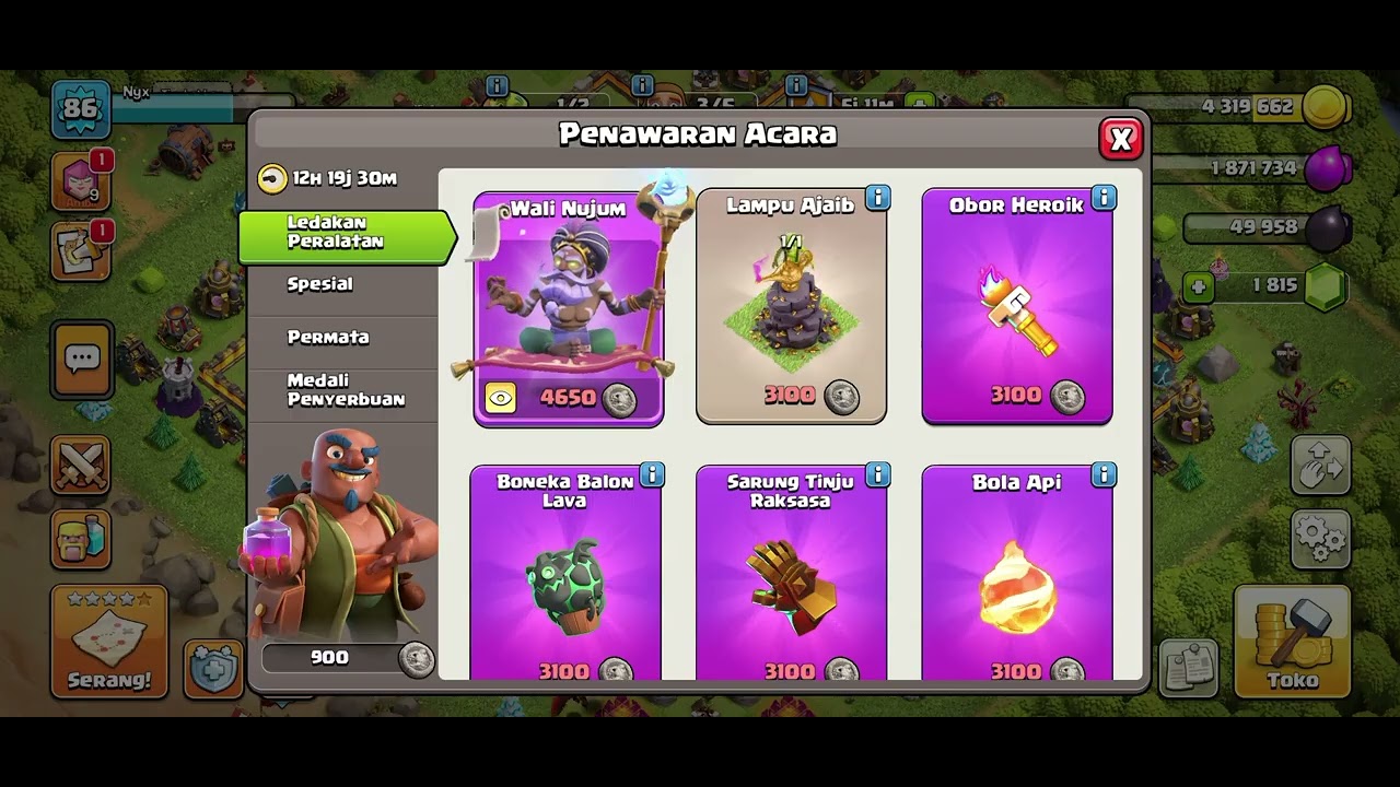 Hari ke 170 perjalanan menuju Th tertinggi #coc #clashofclans #clasofclan