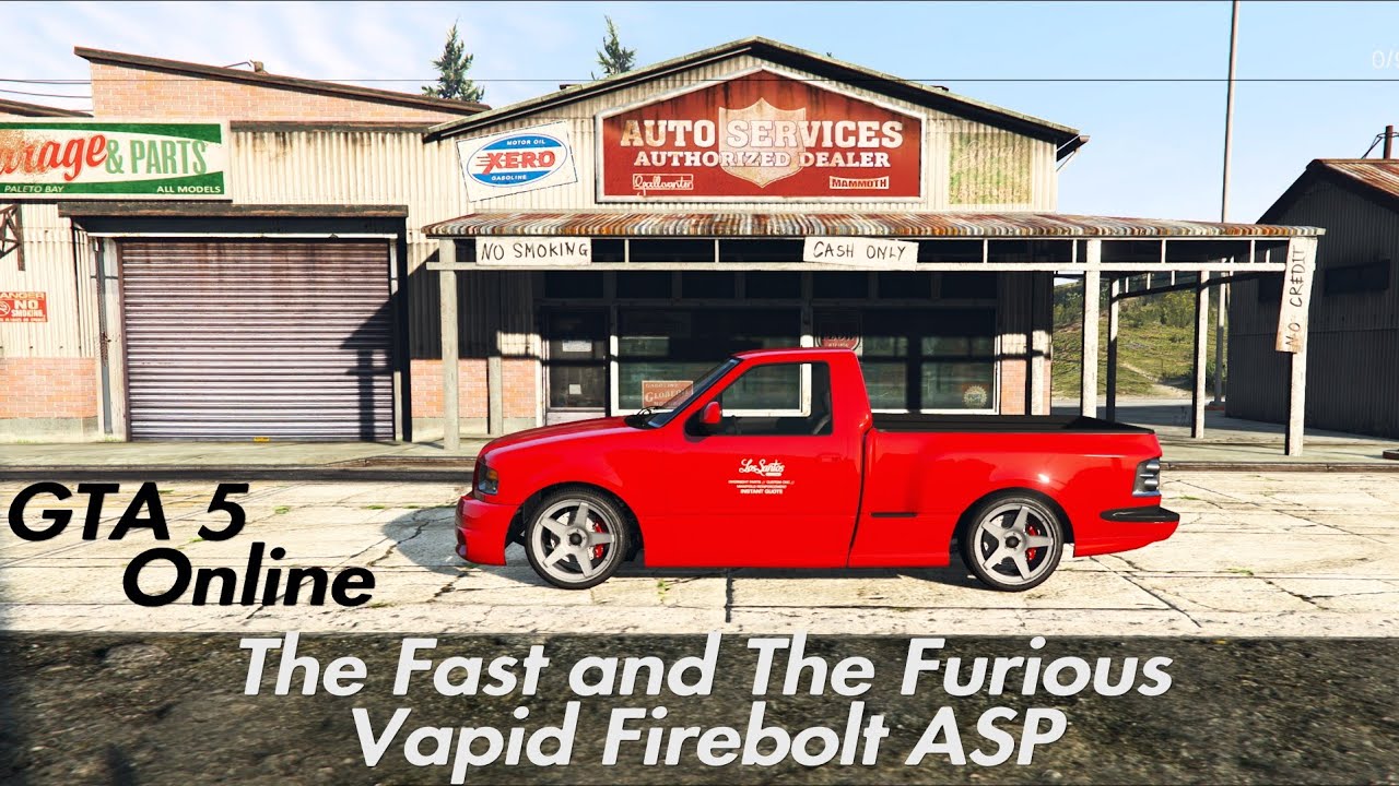 GTA 5 Online The Fast and The Furious Ford F 150 Lightning VAPID FIREBOLT ASP HSW Customization