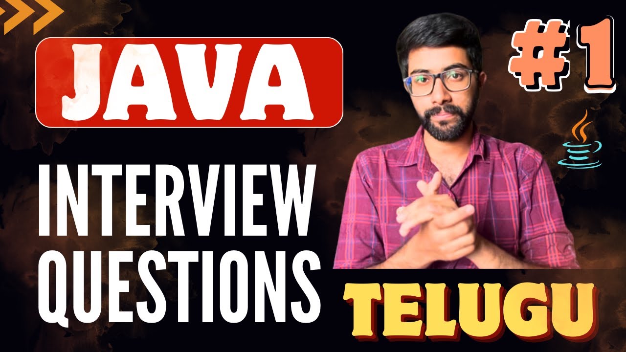 Java Interview Questions in Telugu | Part 1: Java Placement Questions | Vamsi Bhavani