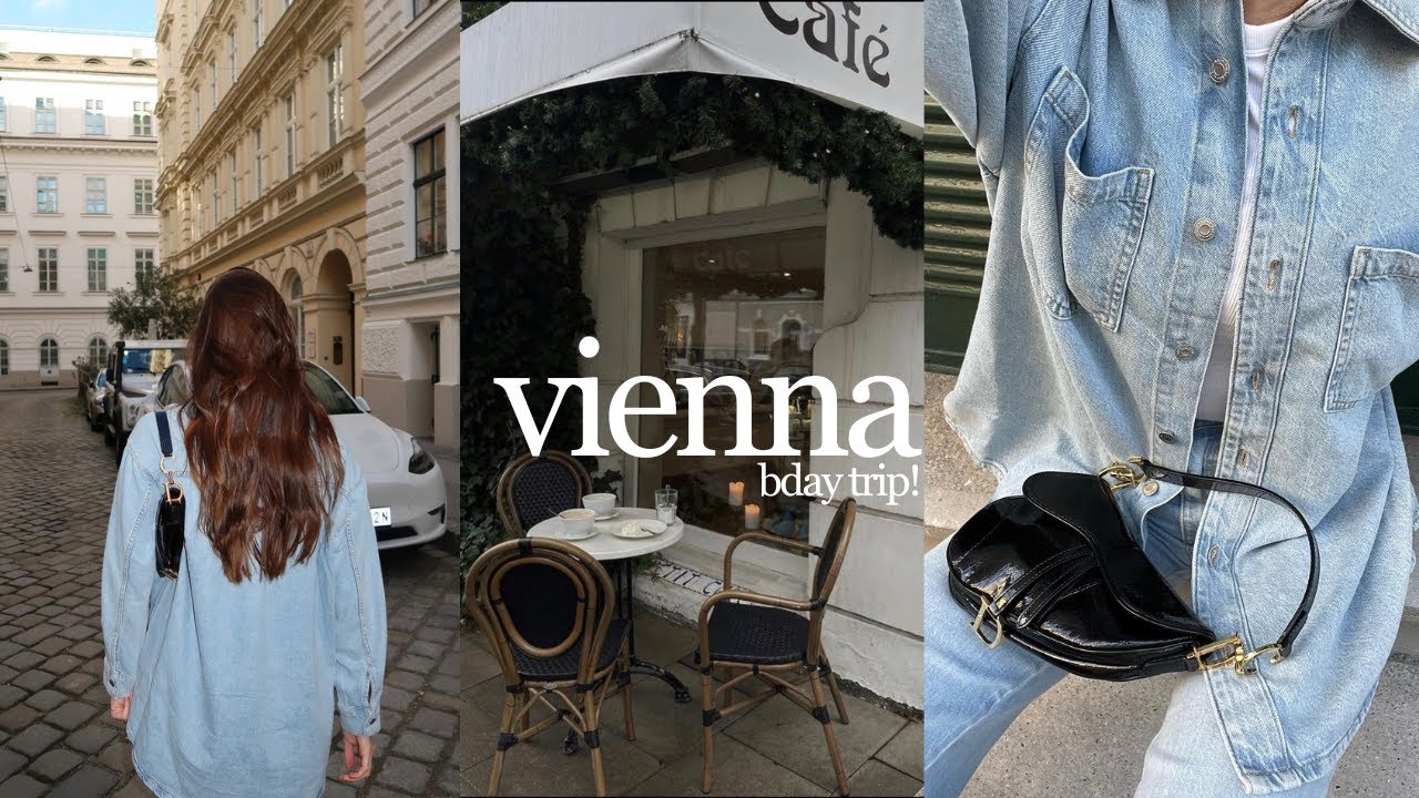 Vienna vlog: turning 22, belvedere palace, vintage shopping, cafes, scooter rides