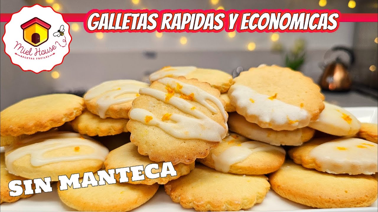 GALLETAS  DE NARANJA  una delicia RECETA POCOS INGREDIENTES