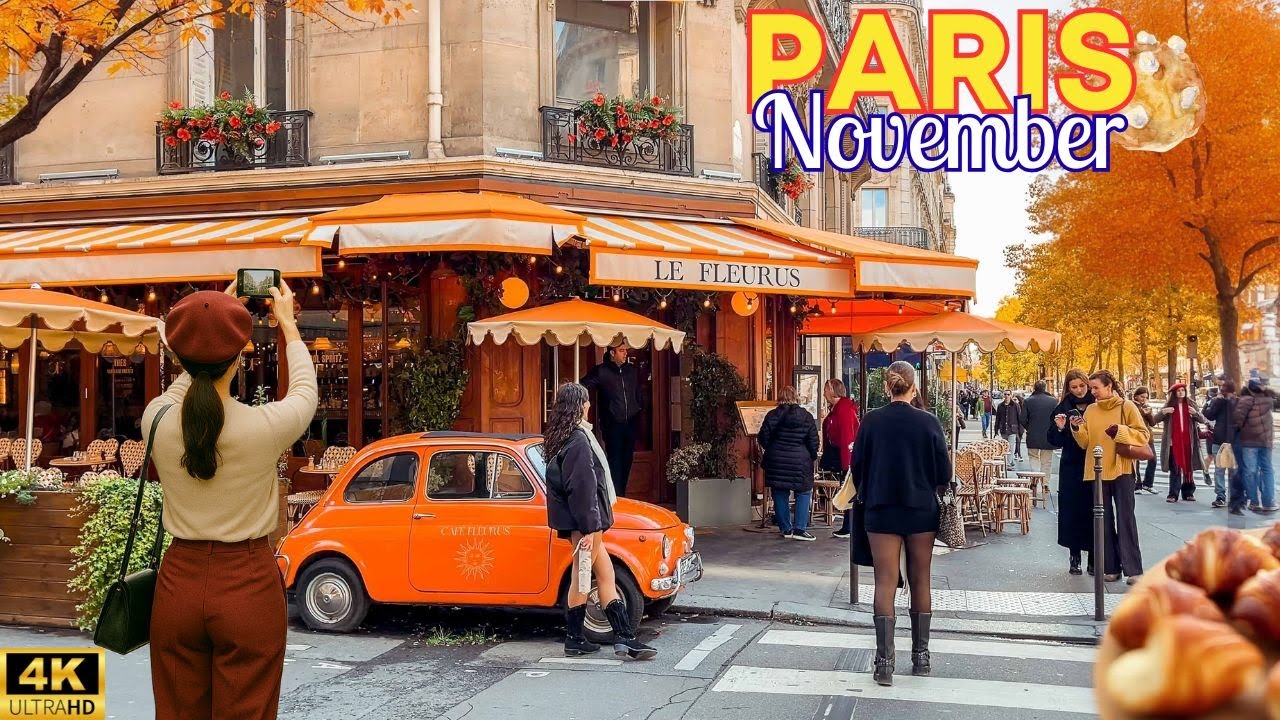 1 November 2025 &ndash; Paris, France 🇫🇷 🍂 | Morning Walk After the Rain | 4K HDR Paris Walk
