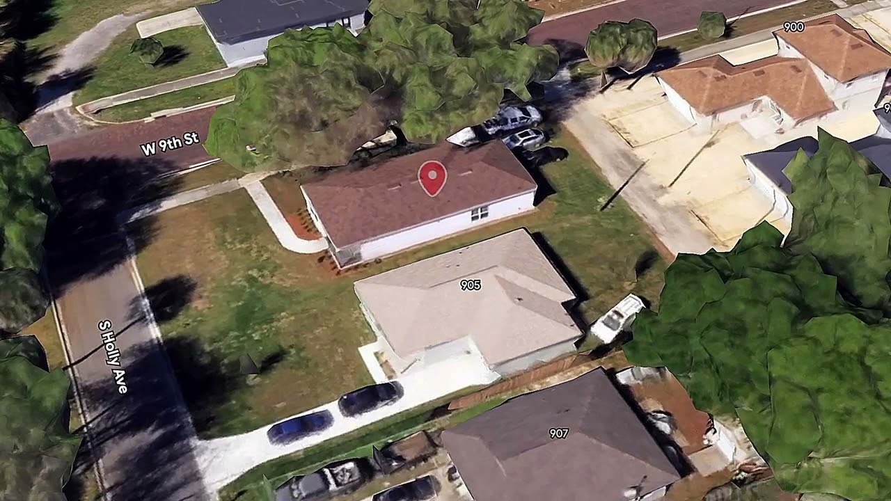 Hollywood  Film Locations 901 South Holly Drive Sanford Florida 32771 Flyaround 4K