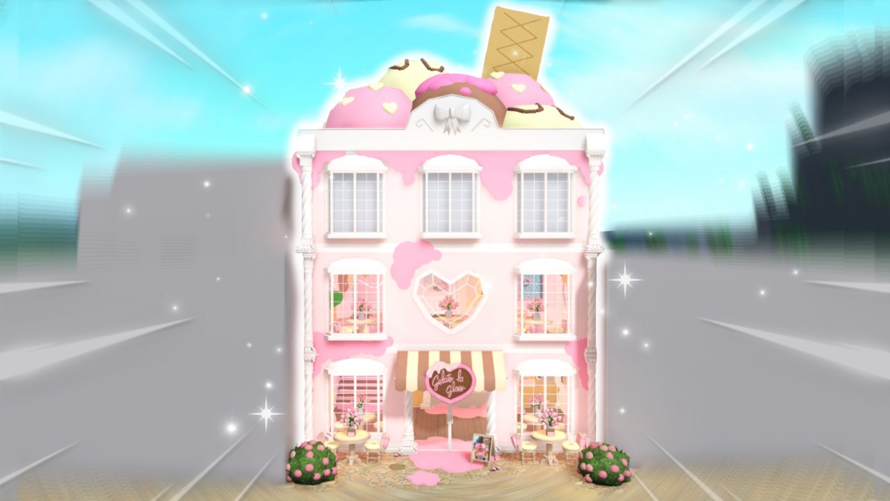 BUILDING AN ICE CREAM STORE IN BLOXBURG