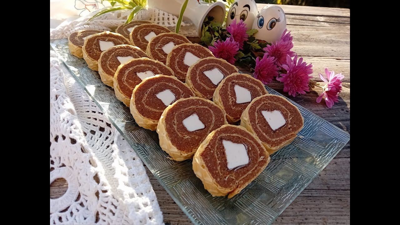 rolat u oblandi sa krembananicama - brzi kolaci za sve prilike / Kuhinja Suncane Staze