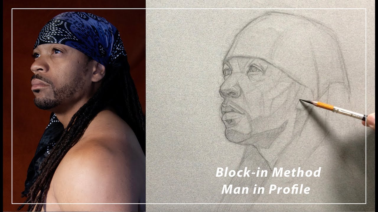 Block-in Method: Man in Profile