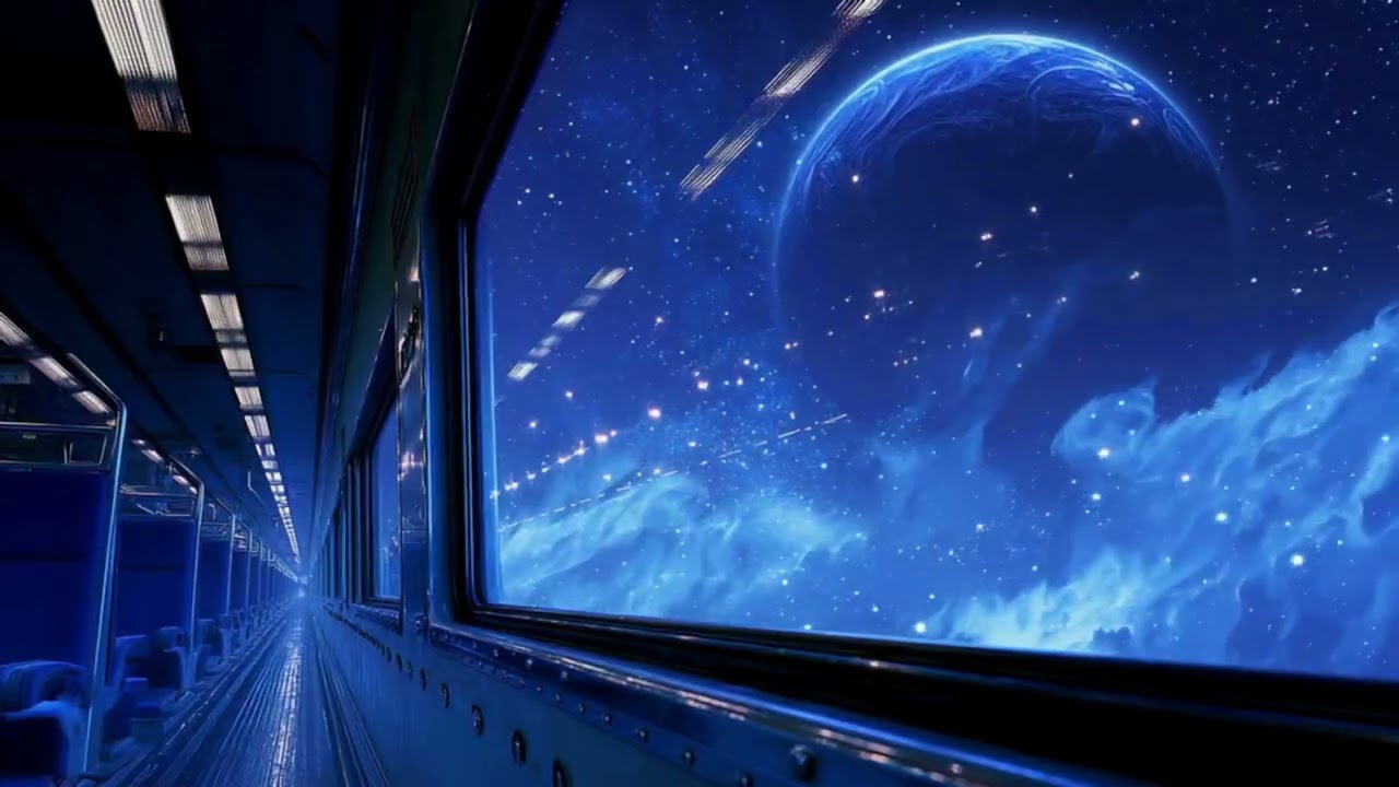 3 Hours Deep Sleep Ambient | Drift Through a Dark Blue Planet | Insomnia Relief