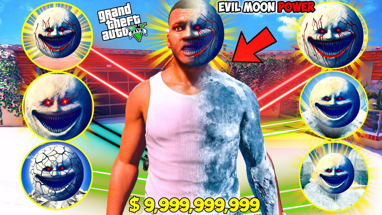 Franklin Got Evil Moon Power With Avengers In GTA 5!