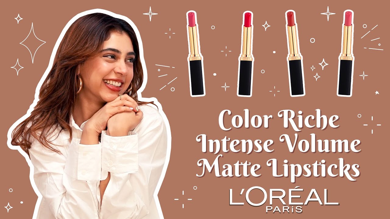 Newest Launch Color Riche Intense Volume Matte Lipsticks | Cannes 2023 | Niti Taylor