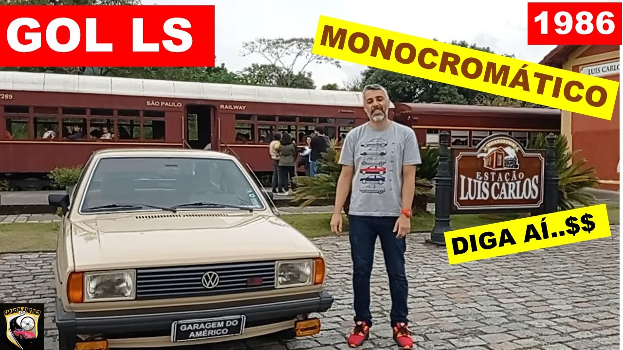 GOL QUADRADO LS 1986 SHOW MONOCROMÁTICO QTO CUSTA UM ?