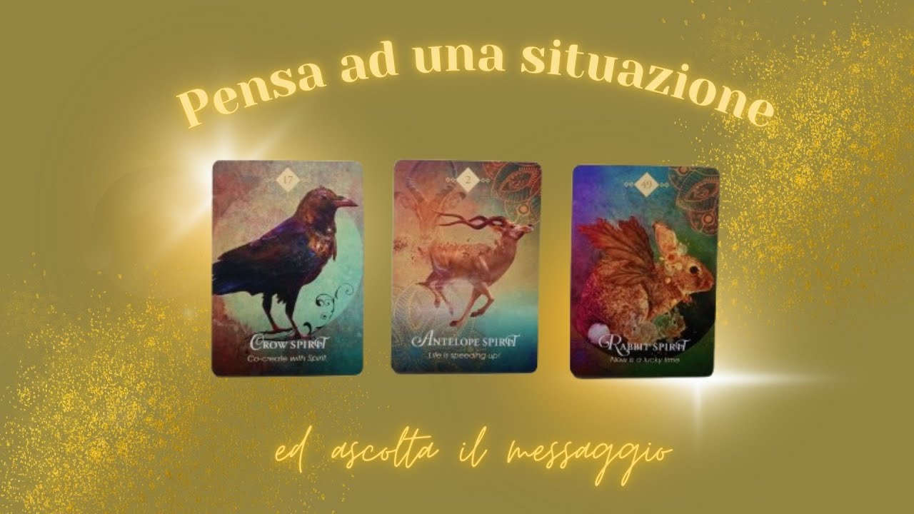 Pensa ad una situazione e ascolta il messaggio 😚 Tarocchi Interattivi 🧿🧿🧿