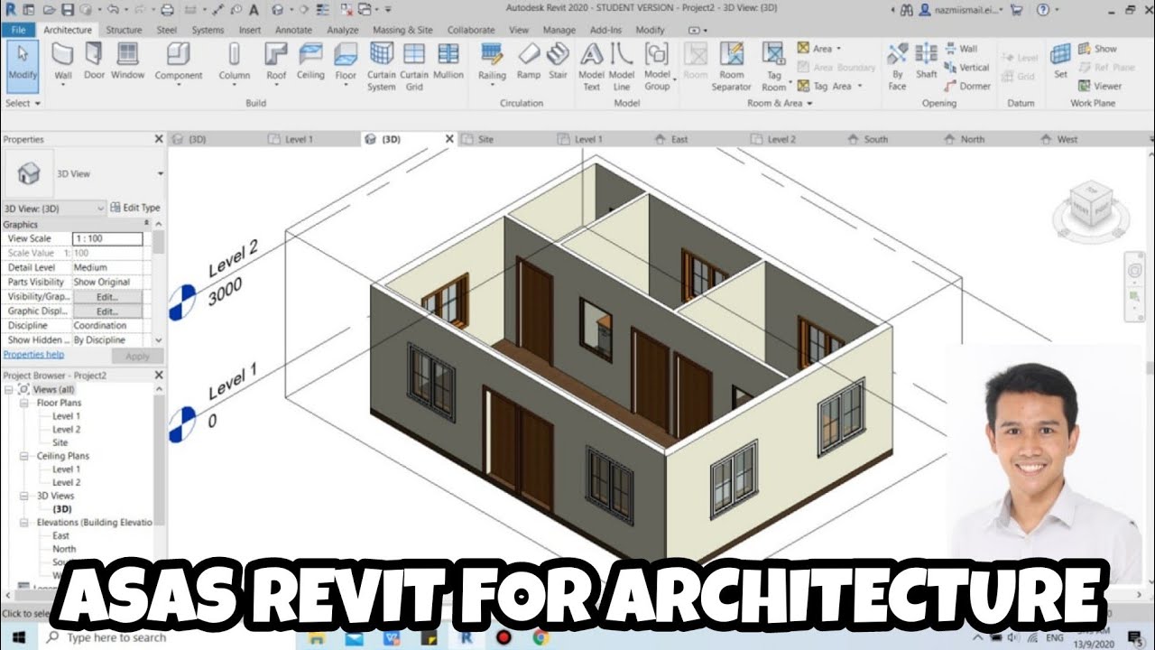 Revit for Architectural Design Basic (Bahasa Melayu)