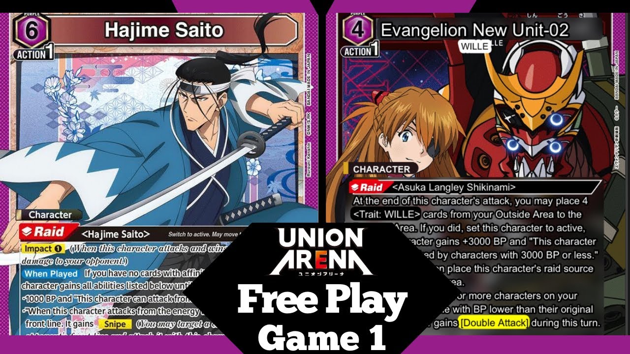 Saito vs Wille Evangelion Can Saito STAY Meta!? \ Union Arena / Live Gameplay