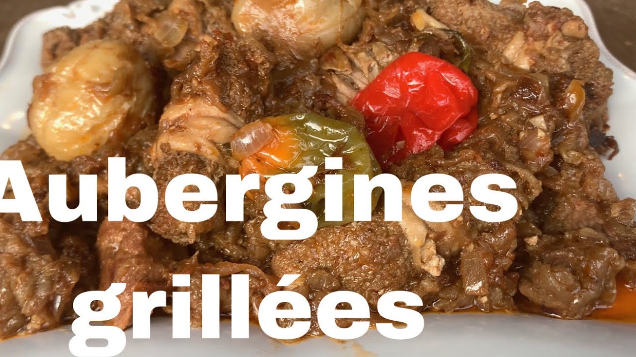 Aubergines grillées!! Le goût est trop😋🇨🇮🌍