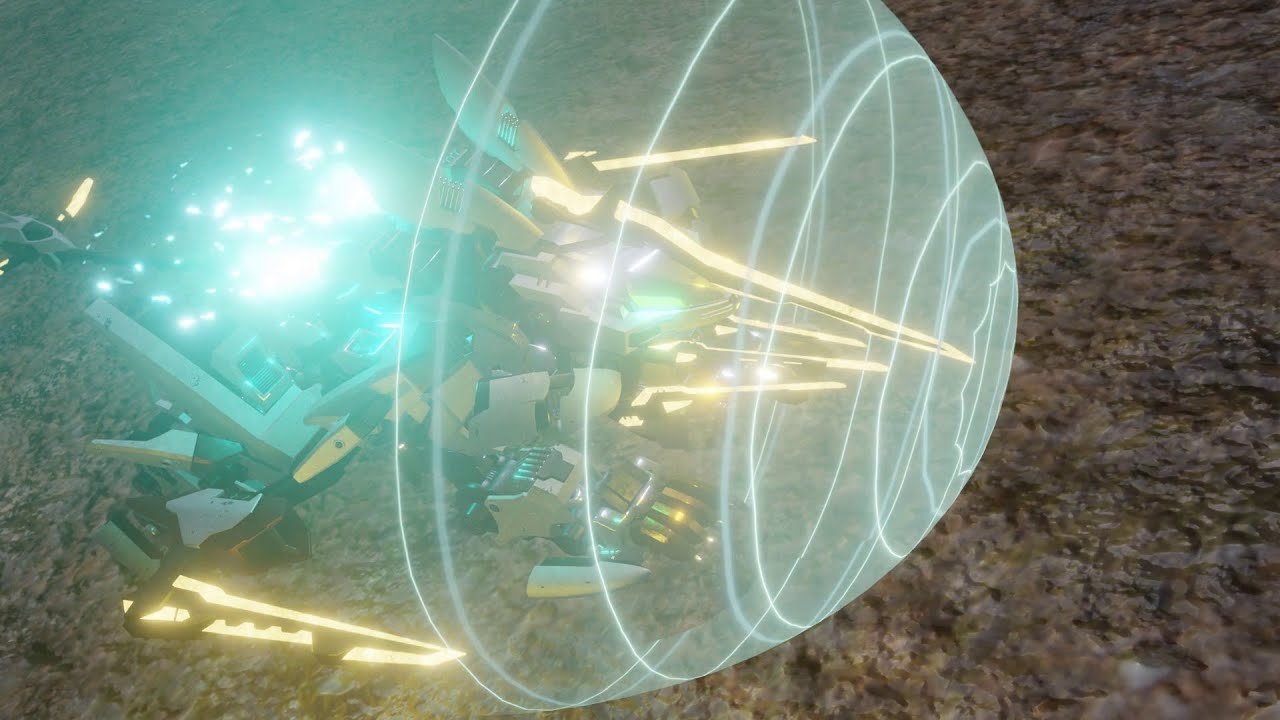 【 ゾイド　ライガーゼロシュナイダーVS バーサークフューラー シュトゥルム】Blender 3D アニメーション