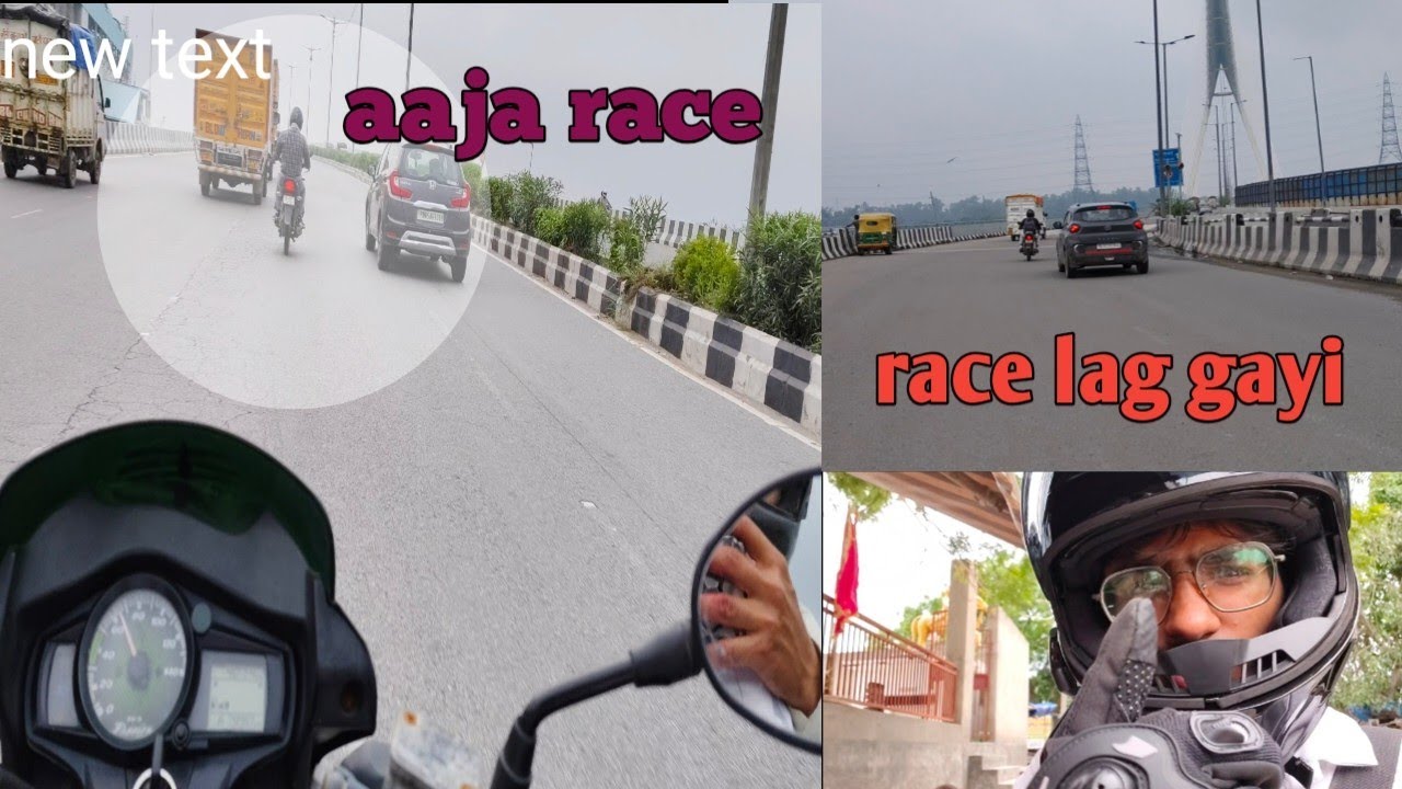 Bike wale ke sth race lag gayi 🏋🏻