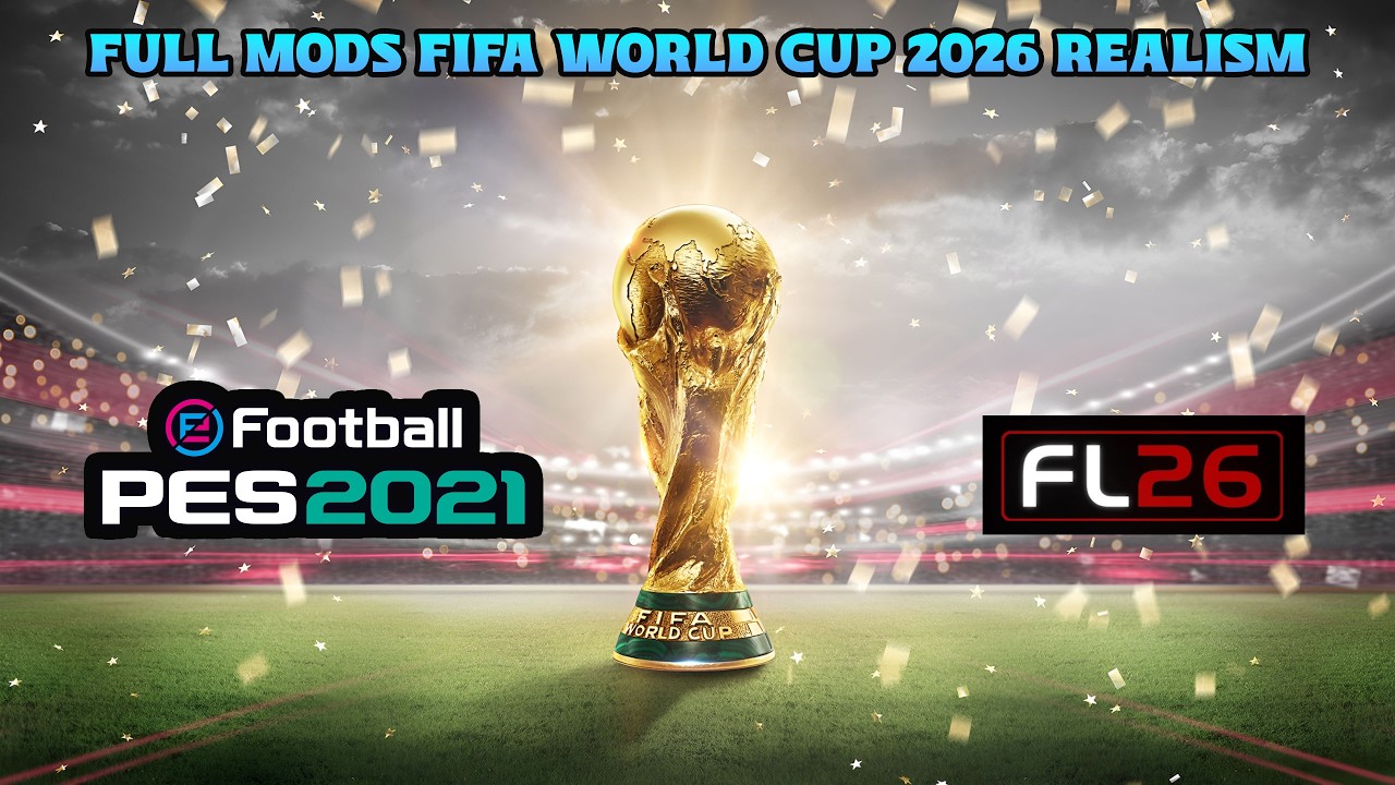 Full Mods FIFA World Cup 2026 Realism - PES 2021 & Football Life 2026