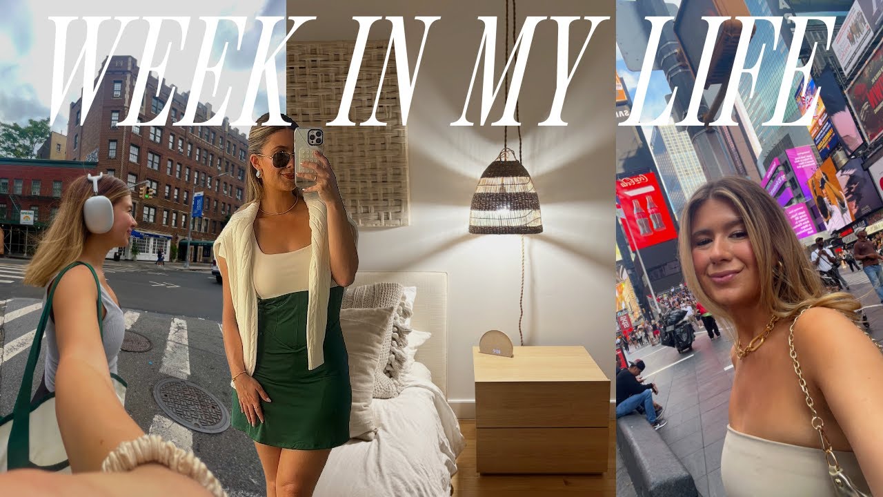 week in my life in NYC: new furniture, redecorating, US open, + fun nyc nights!