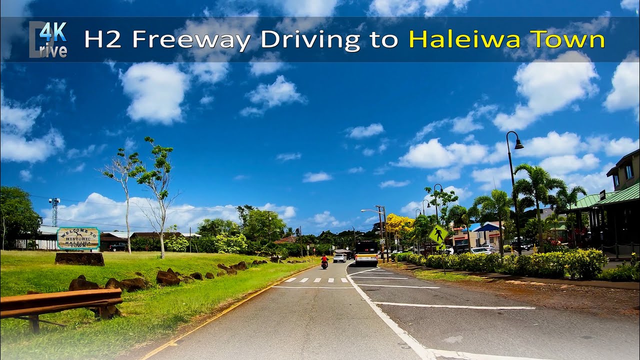 H2 Freeway | Waipio to Haleiwa | North shore | Honolulu, Oahu, Hawaii, USA 🌴 Hawaii 4K Driving