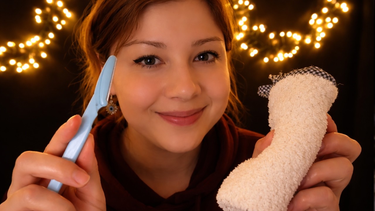 ASMR Detailed Dermaplaning Treatment ~ Cleanse, Shave & Moisturize (Personal Attention)