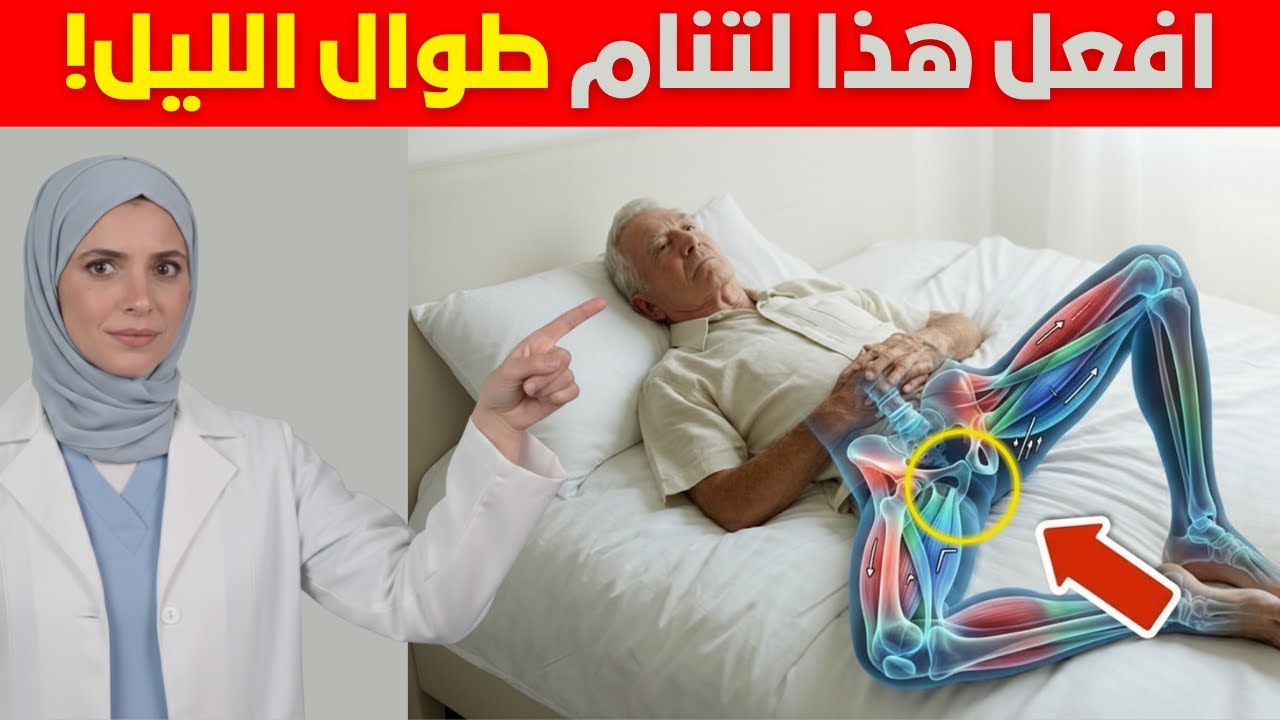 تمرين دقيقتين قبل النوم يوقف التبول الليلي بعد الستين ويمنحك نوماً عميقاً