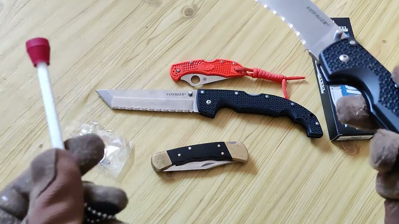 Обзор ножа COLD STEEL VOYAGER VAQUERO (EXTRA LARGE) - ковбойский складень