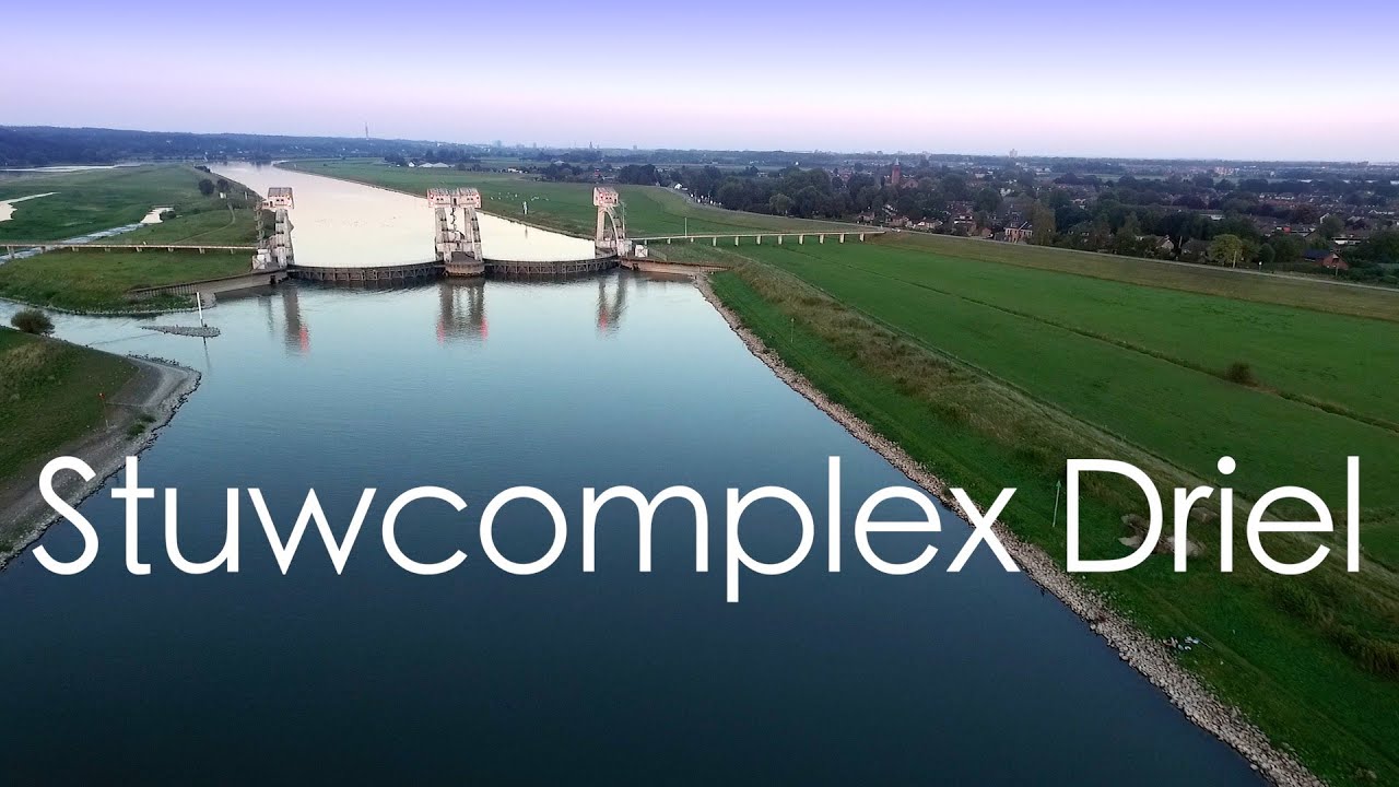 🇳🇱 Aerial View of Driel Weir | Dutch Water Engineering from Above