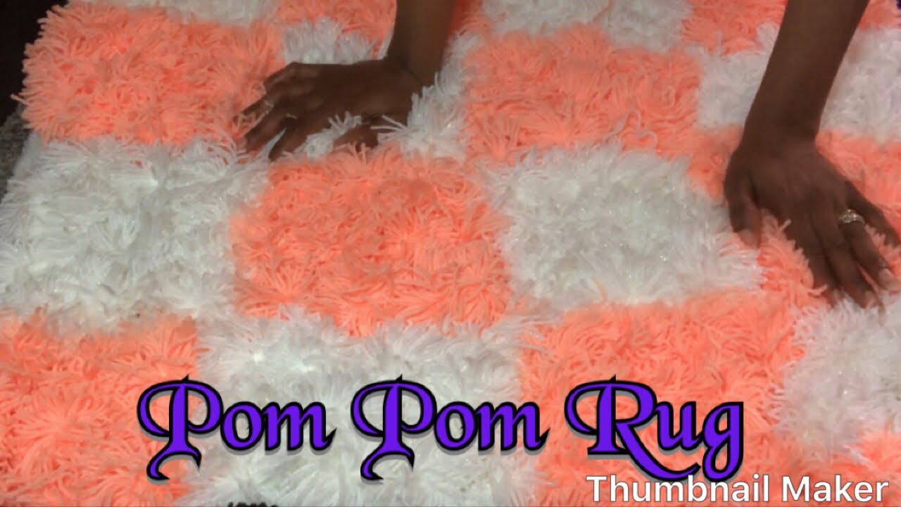 How To Make DIY PomPom Rug | Easy Method