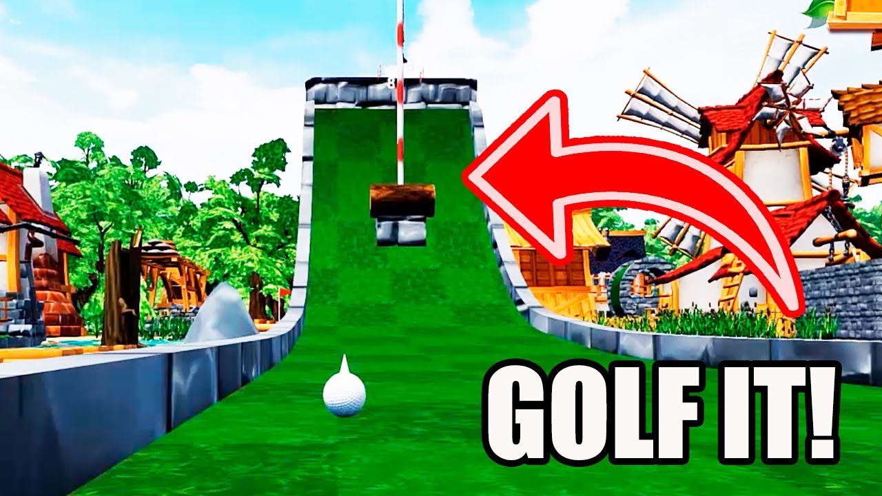 ¿CUÁL ES EL ÁNGULO CORRECTO? - MAPA GRASSLAND - GOLF IT #1 - MEJORES JUEGOS - JUEGOS DE PC