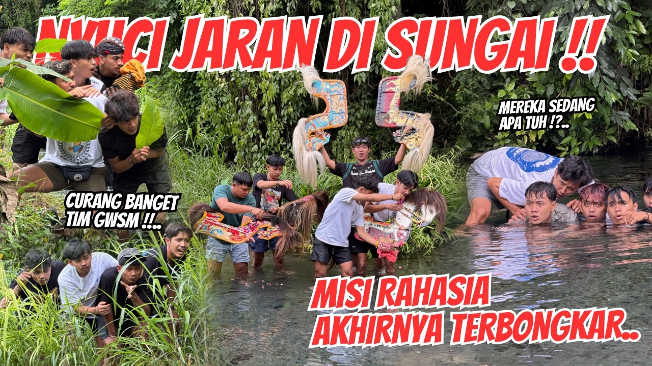 NYUCI JARAN SEBELUM PUASA !! Niatnya ngumpet malah endingnya..