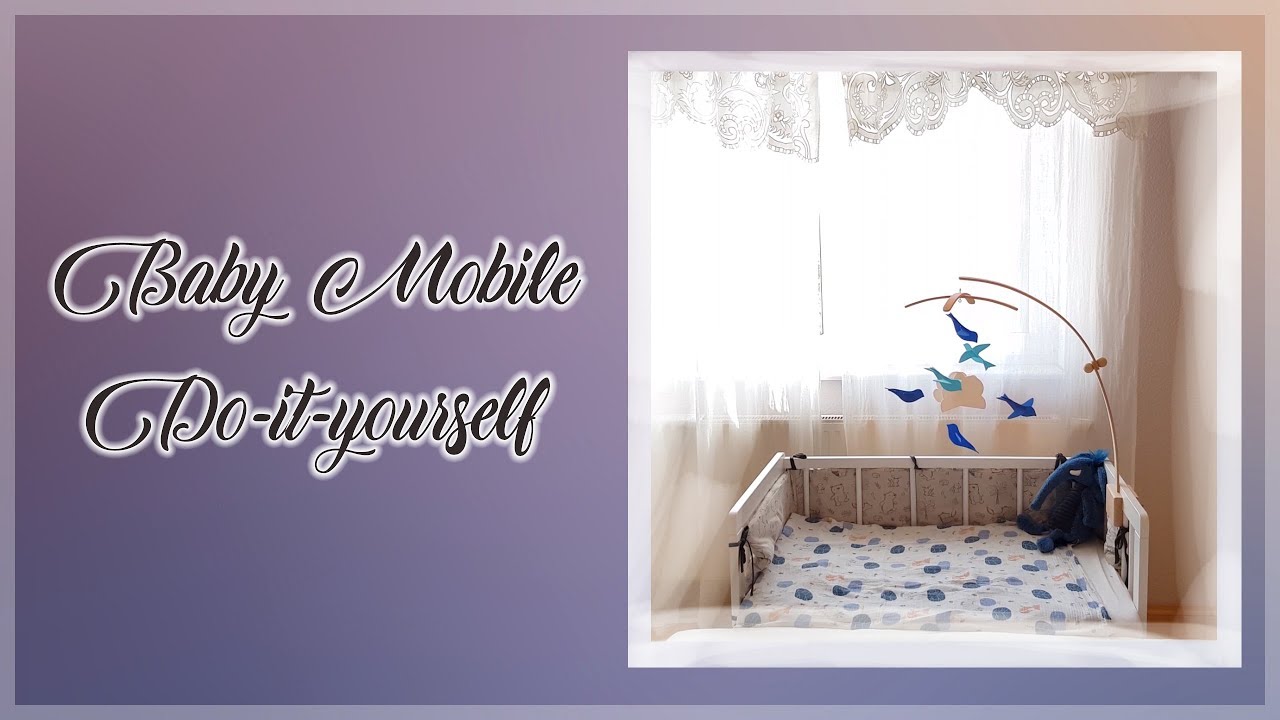DIY - Baby Mobile für 4 € ?!? - Ja das geht! - Wir basteln :)