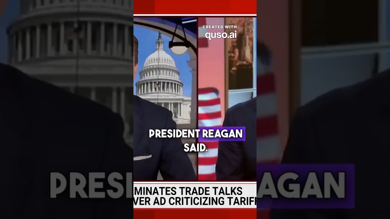 Trump Administration Ends Canada Trade Talks Over Ad Criticism