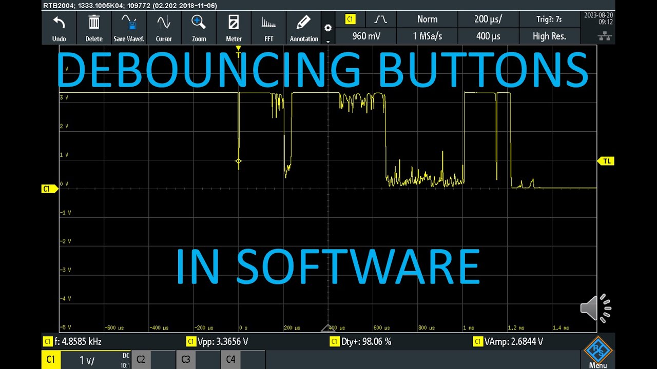 STM32 - Debouncing Buttons in Software